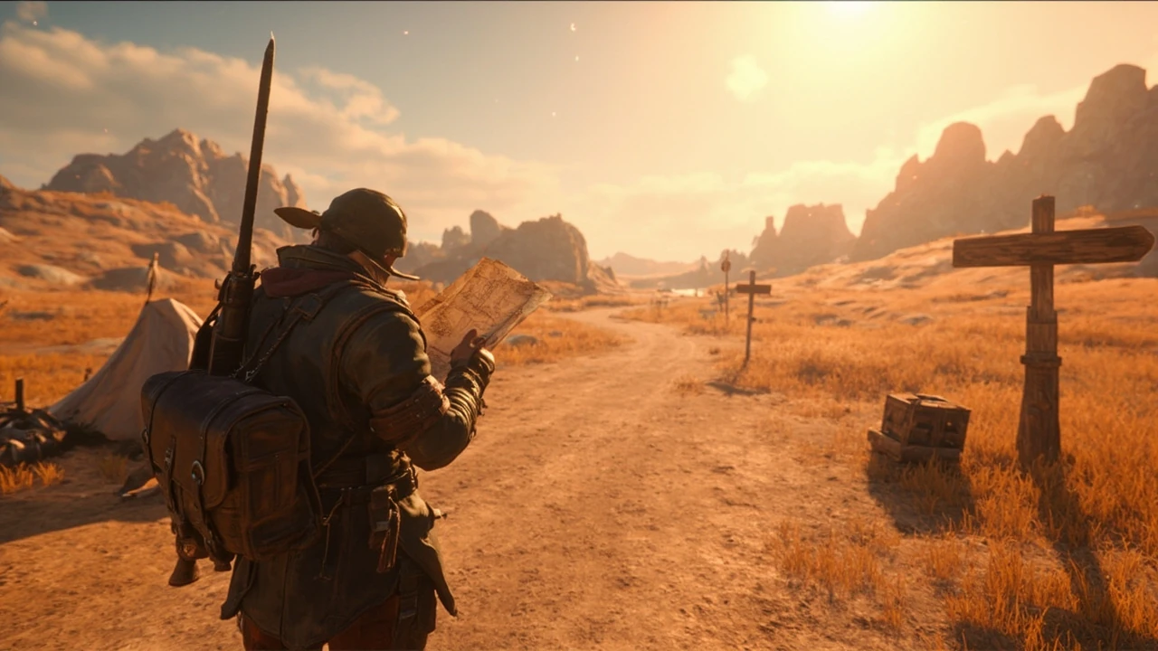 Bruna's Request quest in Crimson Desert, open-world guide scene